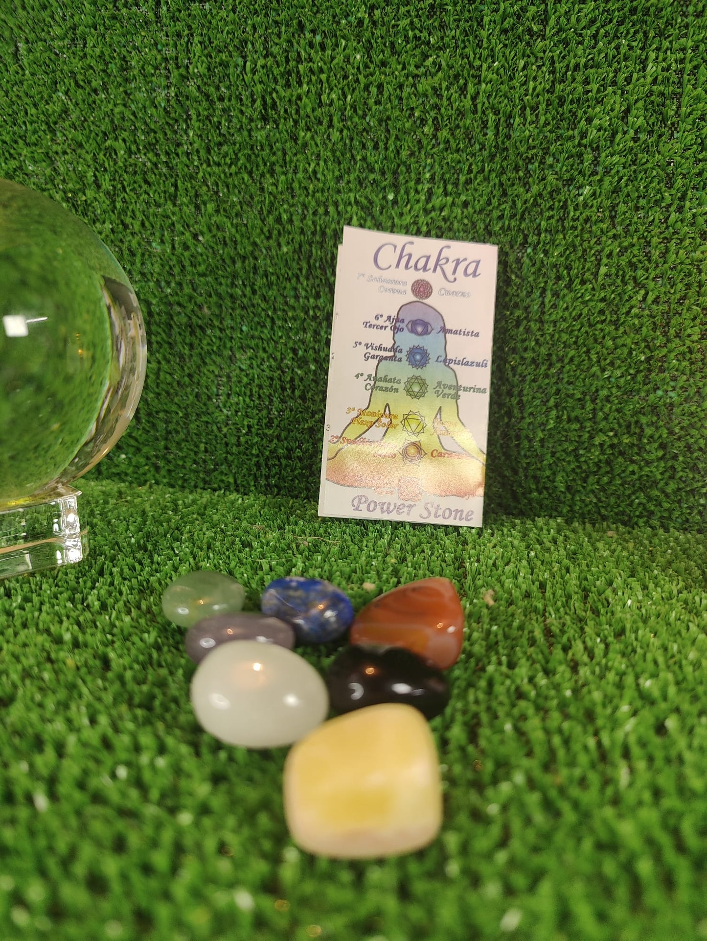 KIT 7 CHAKRAS CANTO RODADO 2 CM APROX.