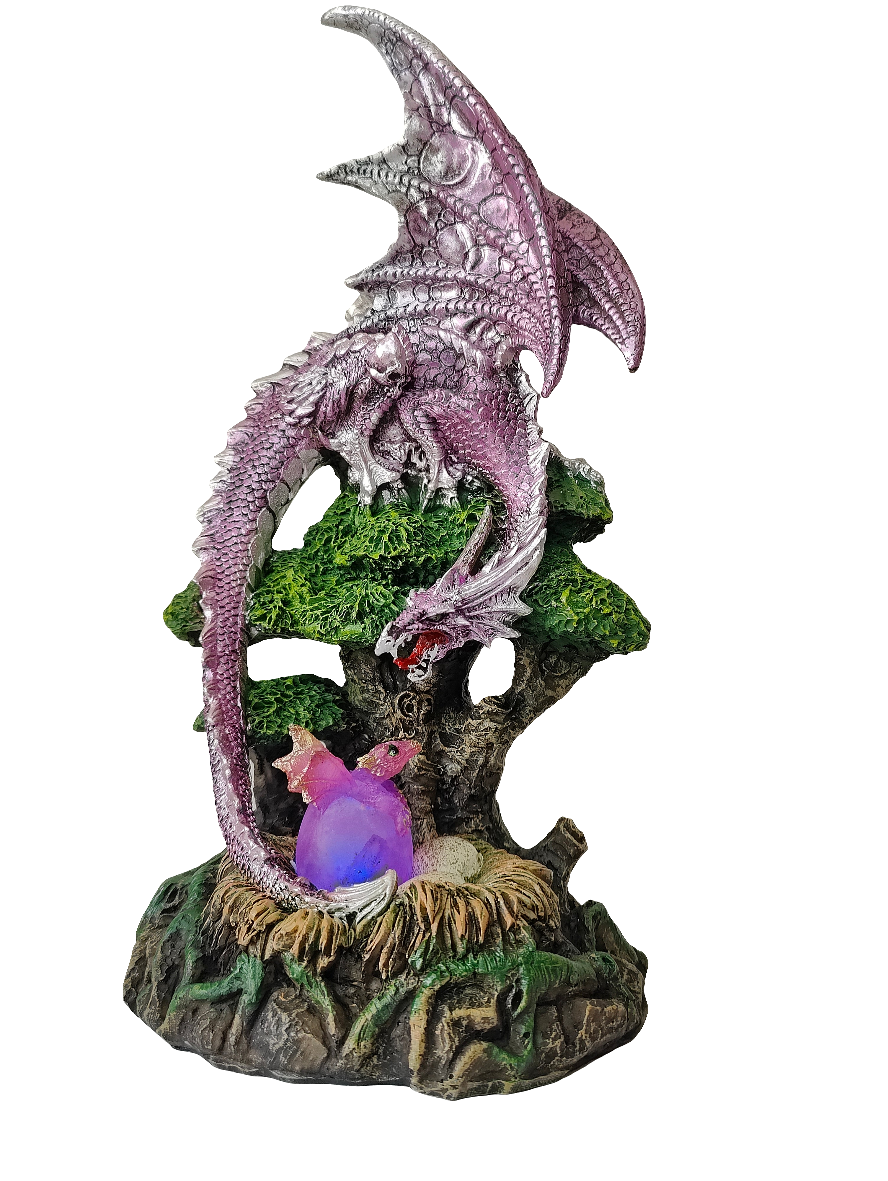FIGURA DRAGÓN CON LUZ