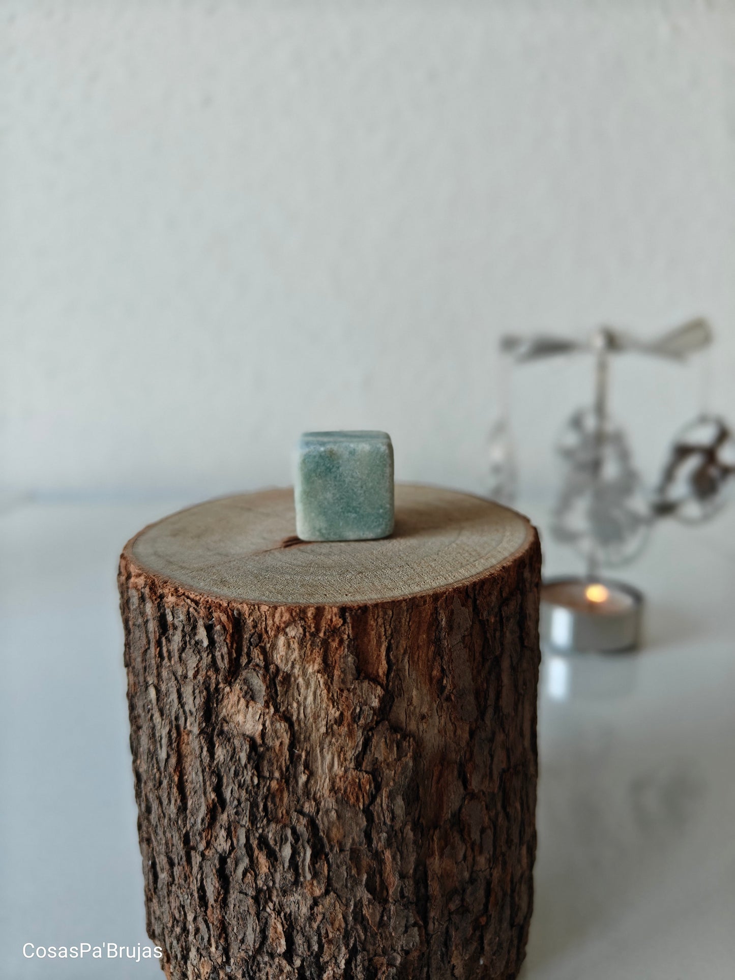 CUBO CALCITA AZUL