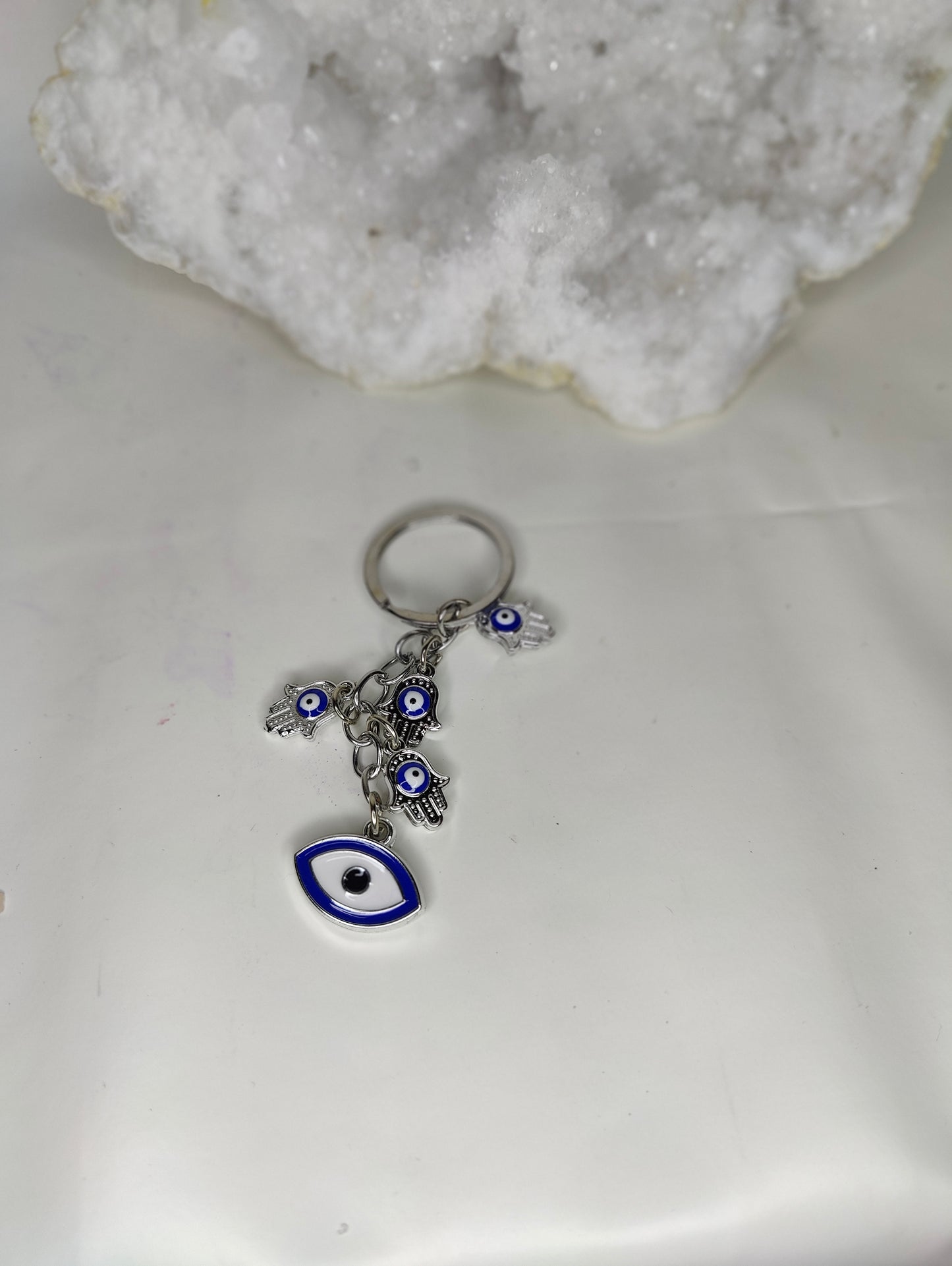 LLAVERO MANOS DE FATIMA Y OJOS TURCOS