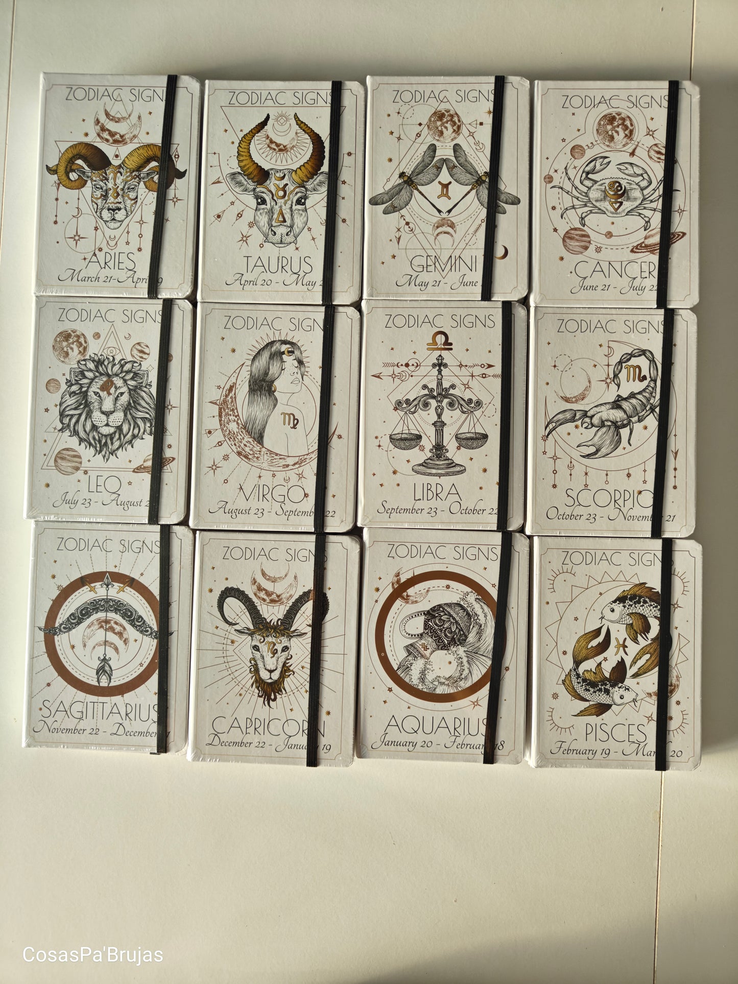 LIBRETA SIGNOS DEL ZODIACO