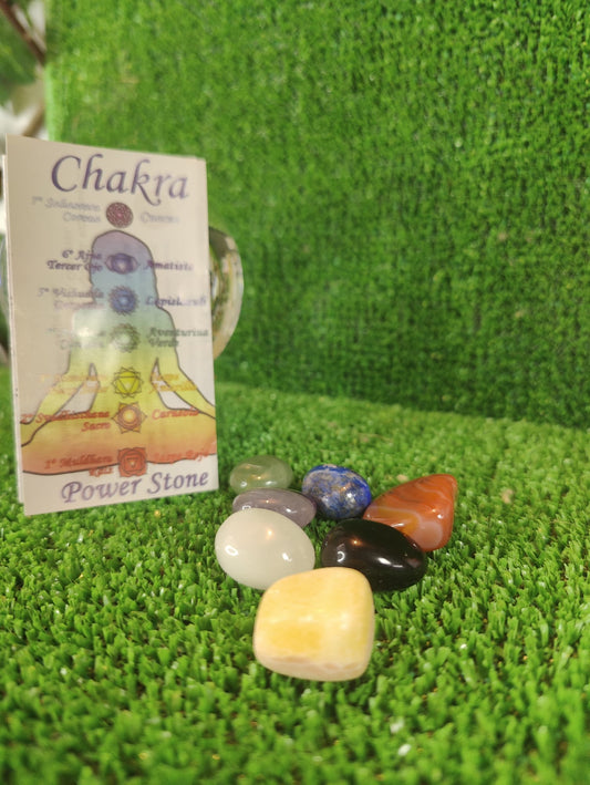 KIT 7 CHAKRAS CANTO RODADO 2 CM APROX.