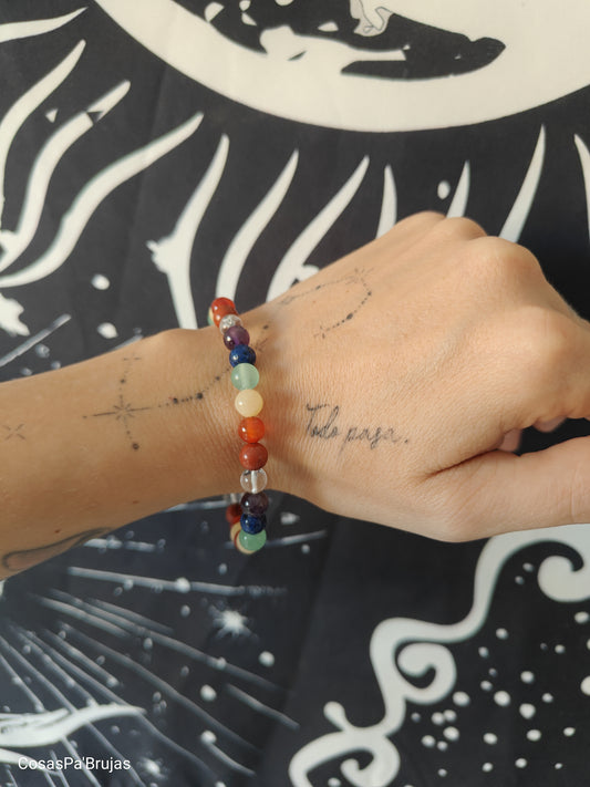 PULSERA PIEDRA CHAKRAS