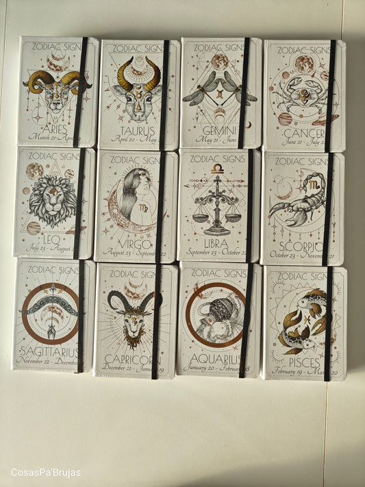 LIBRETA SIGNOS DEL ZODIACO