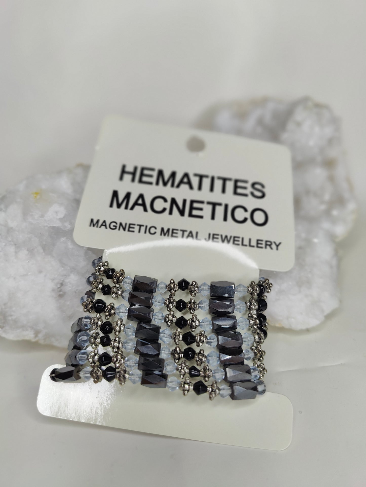 TIRA DE HEMATITES MAGNETICA 60CM.