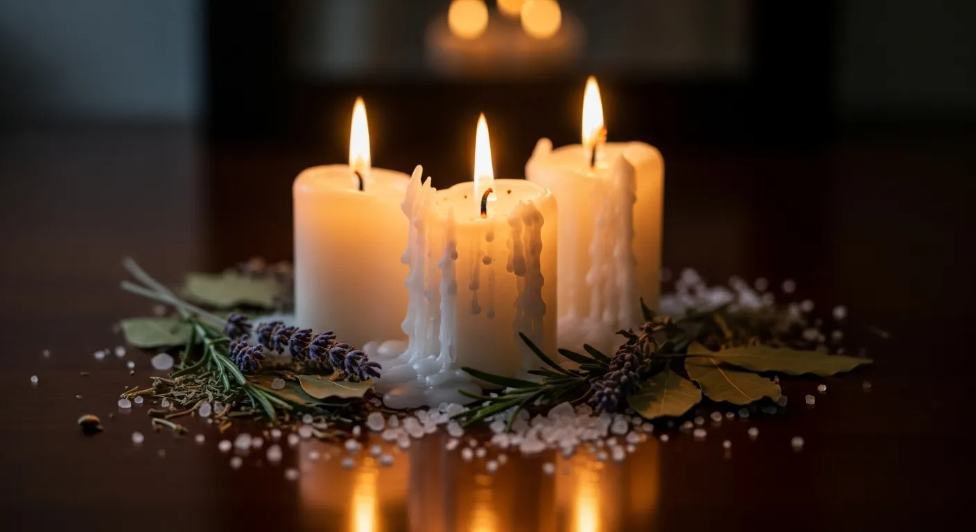 Línea de sal marina en el umbral de la puerta